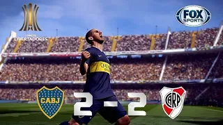 Recreación Boca Juniors 2-2 River Plate - FINAL Copa Libertadores 2018