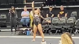 Alexandra Greenwald (Iowa) Floor 2020 vs Michigan State 9.6