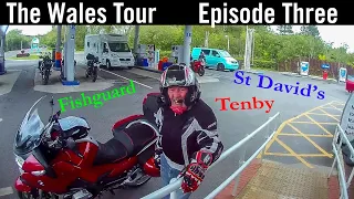 Motorcycle Tour of Wales Episode 3   Fishguard, St Davids and Tenby Fat Lad on a Bike