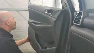 2020 Hyundai Tucson Front Door Trim Removal