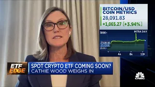 ARK Invest CEO Cathie Wood: Hopes are rising that a number of Bitcoin ETFs will be approved