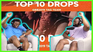 TOP 10 DROPS 😱 Grand Beatbox Battle Tag Team 2019 |Brothers Reaction!!!!