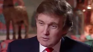 Trump Schools CNN Reporter in 1990 - Then Drops the Mic - Literally