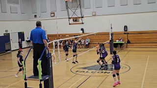 Liberty middle school  V Frontier Middle school  Volleyball 🏐