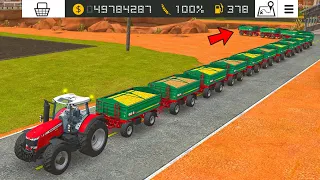 Making Longest Small Tippers In Fs18 | Fs18 Multiplayer | Timelapse |