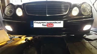 Mercedes w211 Fog LED bulb replanishment FAIL / Лед лампочки для Мерседес е класс