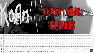 Korn - Did my time |Guitar Cover| |Tab|