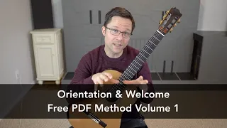 Orientation & Welcome to Classical Guitar Method Volume 1 (Free PDF)