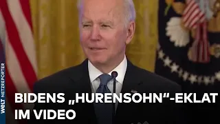 JOE BIDEN: Mikro ist schon an! "Was für ein dummer Hurensohn!", murmelt der Präsident