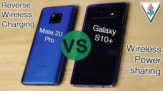 Samsung Galaxy S10+ Wireless Powershare vs Huawei Mate 20 Pro Reverse Wireless charging 🇱🇰