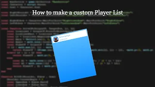 How to create a custom Player List || Roblox Scripting Tutorial