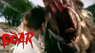 boar (2017) - Bruce death scene