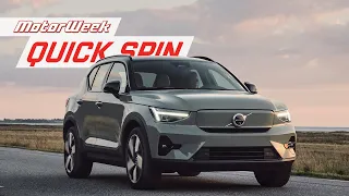 2022 Volvo XC40 Recharge | MotorWeek Quick Spin