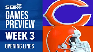 NFL Opening Lines Week 3 🏈 | Bears vs. Browns Early Odds And Preview