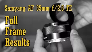 Samyang 35mm AF f/2.8 FE: Full-frame test results (Sony A7R II)