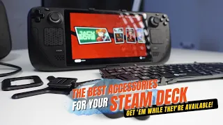 Steam Deck: My Favorite Accessories | Deckmate, JSAUX, iClever Keyboard