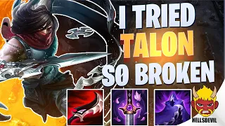 WILD RIFT | I TRIED TALON AND HE IS SO BROKEN | Challenger Talon Gameplay | Guide & Build