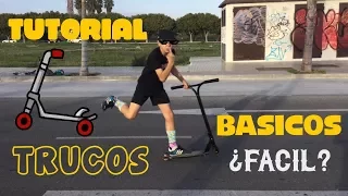 TRUCOS BÁSICOS SCOOTER  [TUTORIAL #2] NUEVO CANAL DE SCOOTER!!! SUBIRÉ VÍDEOS EN LOS DOS CANALES!!!