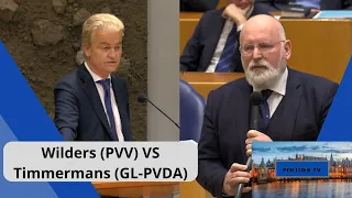 Wilders (PVV) VS Timmermans: "Wij raken Nederland KWIJT door de INTOLERANTE ISLAM!"
