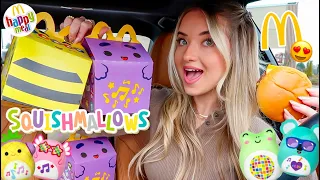 NEW McDonald's SQUISHMALLOW HAPPY MEAL Toy Hunt! (unboxing 9)!!