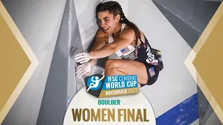 🔥IFSC Women's Final World Cup INNSBRUCK Bouldering 2023