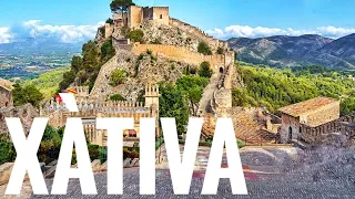 XÀTIVA 🇪🇸 VALENCIA 🌄 Ruta monumental y su gran Castillo 🏰  La ciudad de los Borja 👑