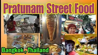 PRATUNAM Street Food night market | AUTHENTIC Thai Dishes in Bangkok