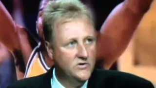 Larry Bird on Magic Johnson (Magic gets inducted to HOF)