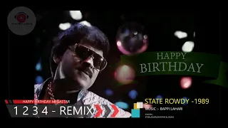 One Two Three Four-Remix | State Rowdy | Chiranjeevi | Don't Miss The End | Radha | Telugu Hit Songs