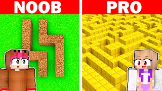 Laberinto NOOB vs PRO!! Batalla de Construcción en Minecraft