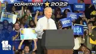 Biden visits Maryland to gin up Democrats, GOP rallies voters