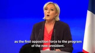 French people 'voted for continuity': Le Pen