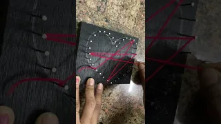 String art for beginners in tamil | Relaxing art and craft ideas to do at home