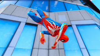 GTA 5 Ragdolls SPIDERMAN Jumps/Fails in 4K 60FPS #6(Euphoria Physics)