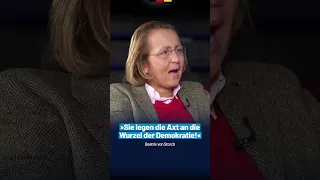 Sie legen die Axt an die Wurzel der Demokratie!  #bundestag #afd #demokratie