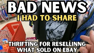 Thrift Store Was Selling ROTTEN Band Shirts | What Sold On Ebay | Reselling