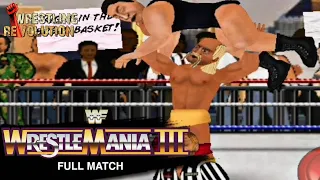 FULL MATCH - Hulk Hogan vs. Andre The Giant – WWE Championship Match: WrestleMania III | WR2D