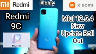 Miui 12.5.4 New System Update Roll Out For Redmi 9C Users | Android 11 Based Update