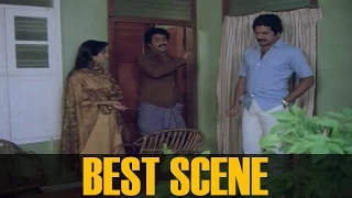 Mohanlal Introduces Her Sister To Mammootty, Best Scene  || Avidethe pole Evideyum