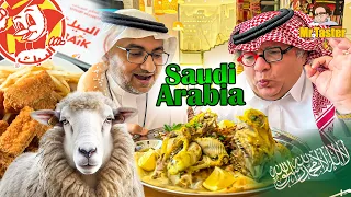 Unique Saudi Style Sheep’s Head in Riyadh+ Al Baik’s Most Wanted Fried Chicken, Saudi Arabia