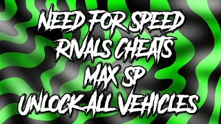 Need for Speed™ Rivals Cheats- Max Sp And Unlock All Vehicles - Ps4 Save wizard