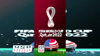 Todos los Grupos del mundial Qatar 2022 - Countryballs 3D