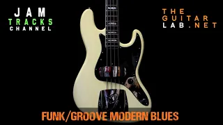 Funk Groove/ Modern Blues Bass Jam Track in G