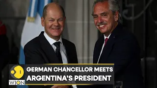 German Chancellor Olaf Scholz in Buenos Aires, meets Argentina's President | Latest News | WION