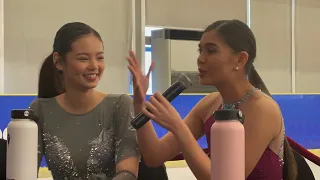 Ashley Ortega and Skye Chua on representing figure skaters in HEARTS ON ICE