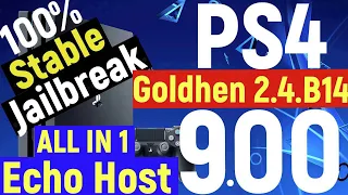 PS4 Jailbreak 9.00 + 100% Stable + Goldhen 2.4.b14 + All In One By Echo-Stretch Host