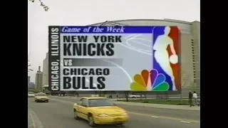 New York Knicks @ Chicago Bulls [98-04-18] | NBC pre-game intro