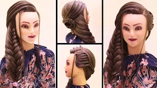 Gorgeous Wedding VOLUMIZED BRAID Hairstyle | Elegant PROM Hairstyle | Messy Romantic Braid