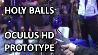 Oculus HD with Head Tracking was on Display in the Intel Booth... AWESOME - CES 2014