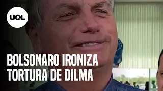 Jair Bolsonaro ironiza tortura sofrida por Dilma Rousseff: "Traz o raio-x"